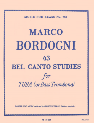 43 Bel Canto Studies for Tuba or Bass Trombone